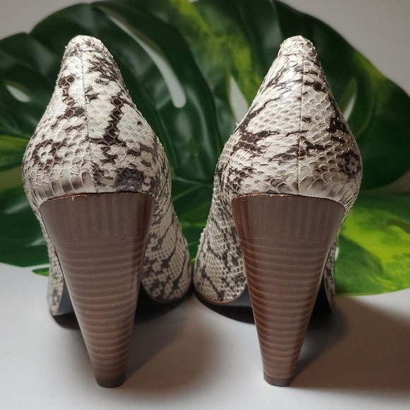 MODERN VINTAGE Python Snake RAPHIE Heel 7.5 - Picture 4 of 8
